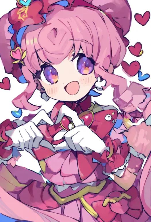 masterpiece, best quality, general, heart brooch, 1girl, solo, simple background — by k3scat, made with ComfyUI