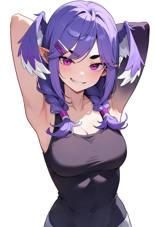 masterpiece, best quality, score_7, safe, selen tatsuki, solo, upper body, simple background — by k3scat, made with ComfyUI