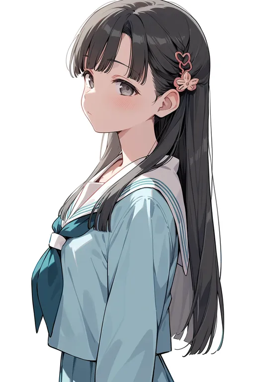 masterpiece, best quality, score_7, safe, kobayakawa sae, solo, upper body, simple background — by k3scat, made with ComfyUI