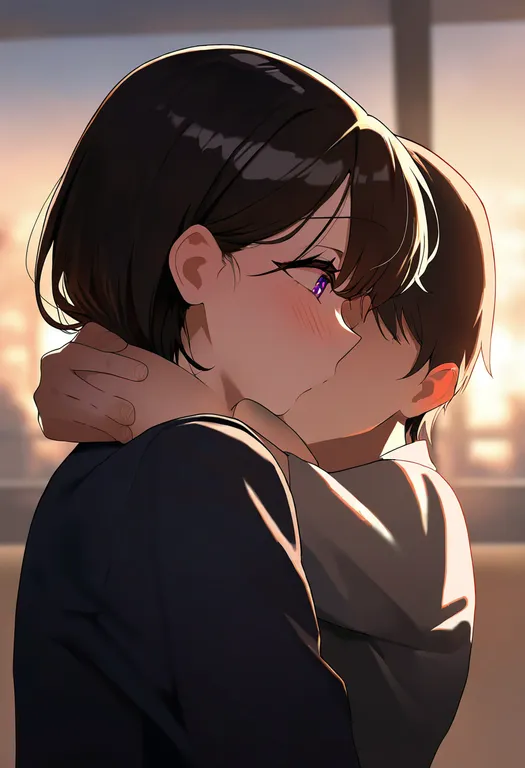 masterpiece, best quality, newest, absurdres, highres, safe, french_kiss, 1girl — by k3scat, made with ComfyUI