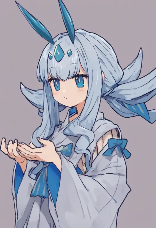masterpiece, best quality, general, fate/requiem, solo, simple background — by k3scat, made with ComfyUI