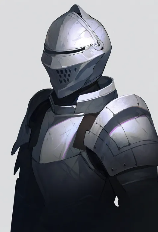 masterpiece, best quality, newest, absurdres, highres, safe, white_armor, 1girl, solo, simple_background — by k3scat, made with ComfyUI