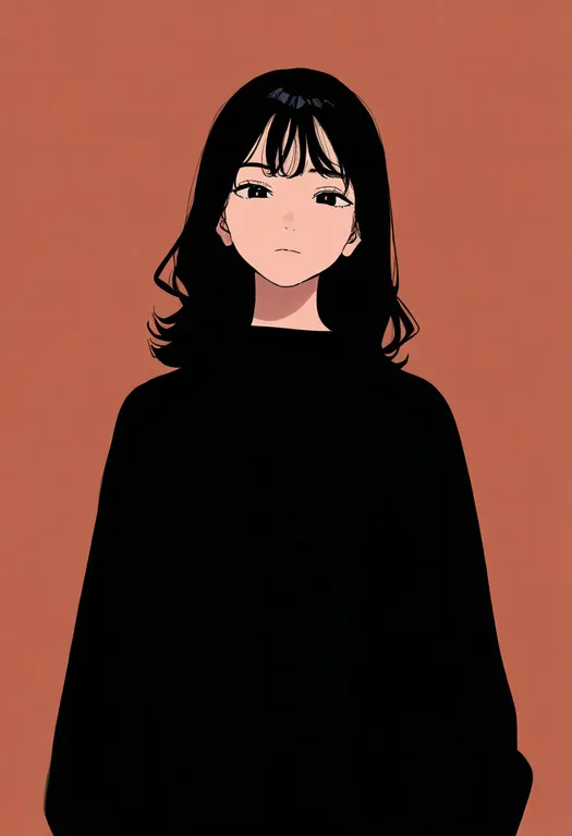 masterpiece, best quality, newest, absurdres, highres, safe, cover_image, 1girl, solo, simple_background — by k3scat, made with ComfyUI