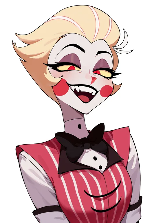 masterpiece, best quality, score_7, safe, lucifer morningstar (hazbin hotel), hazbin hotel, solo, upper body… — by k3scat, made with ComfyUI