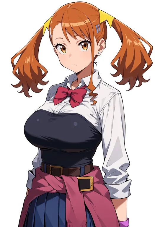 masterpiece, best quality, score_7, safe, anjou naruko, solo, upper body, simple background — by k3scat, made with ComfyUI