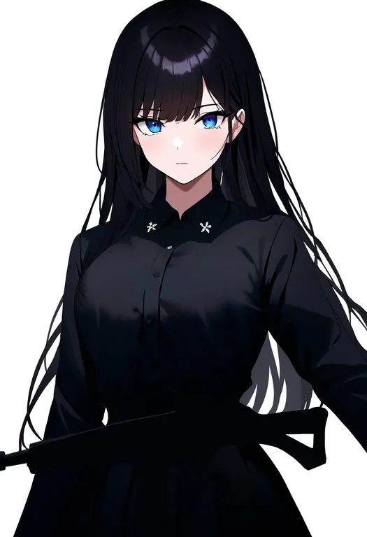 masterpiece, best quality, newest, absurdres, highres, safe, beretta_92, 1girl, solo, simple_background — by k3scat, made with ComfyUI