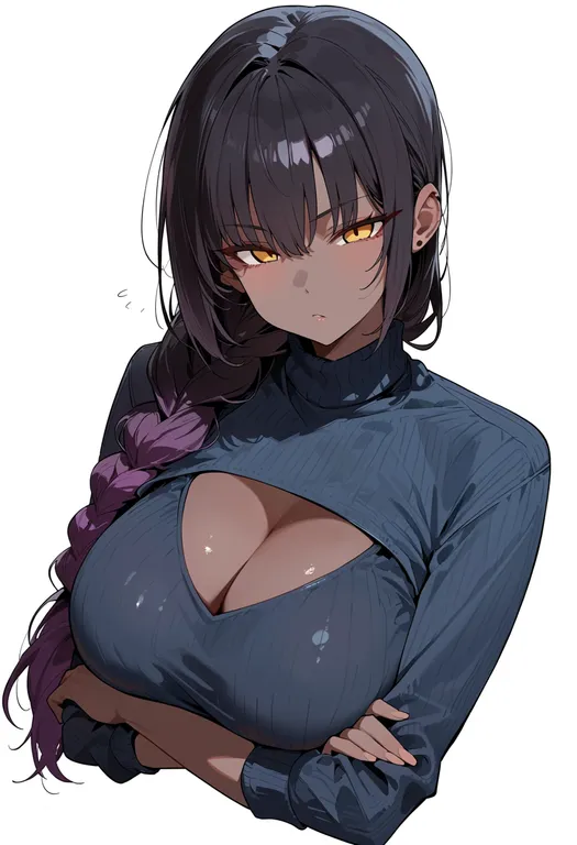 masterpiece, best quality, score_7, safe, karin (blue archive), blue archive, solo, upper body, simple background — by k3scat, made with ComfyUI