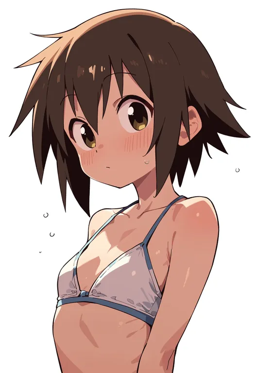 masterpiece, best quality, score_7, safe, kusakabe misao, solo, upper body, simple background — by k3scat, made with ComfyUI