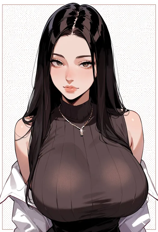 masterpiece, best quality, score_7, safe, patterned background, 1girl, solo, upper body — by k3scat, made with ComfyUI
