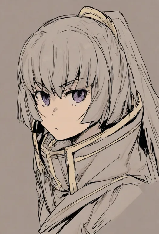 masterpiece, best quality, general, re:creators, solo, simple background — by k3scat, made with ComfyUI
