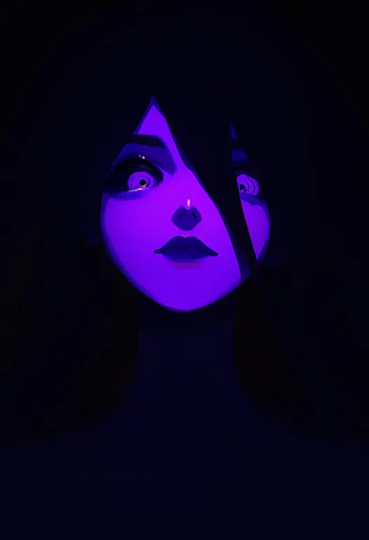 masterpiece, best quality, newest, absurdres, highres, safe, purple_sclera, 1girl, solo, portrait, simple_background — by k3scat, made with ComfyUI