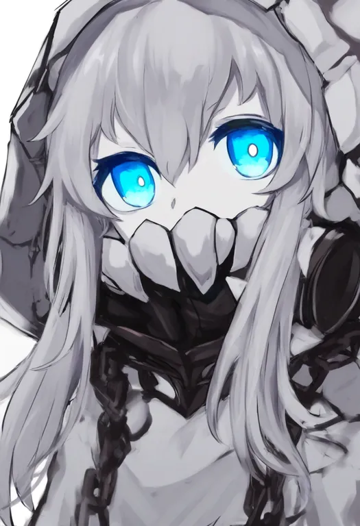 masterpiece, best quality, general, abyssal ship, 1girl, solo, simple background — by k3scat, made with ComfyUI