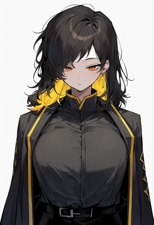masterpiece, best quality, score_7, safe, binah (project moon), project moon, solo, upper body, simple background — by k3scat, made with ComfyUI