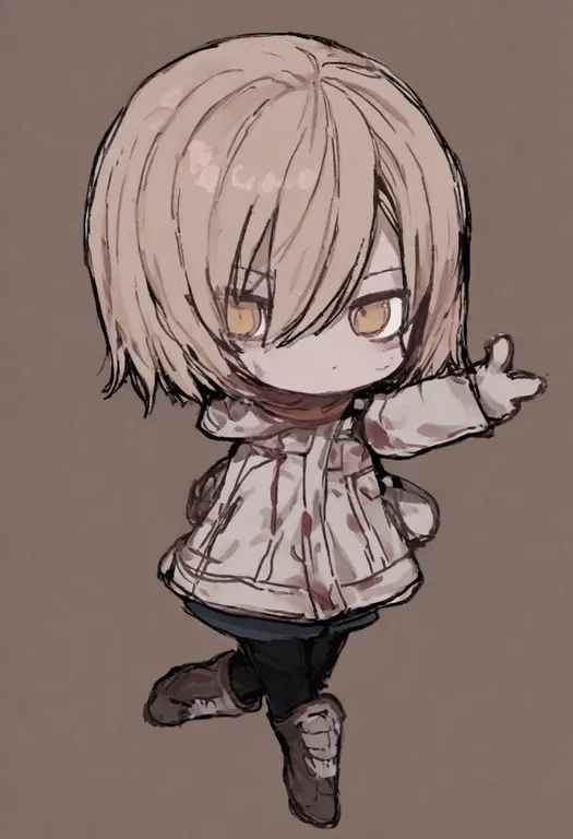 masterpiece, best quality, general, silent hill f, solo, simple background — by k3scat, made with ComfyUI