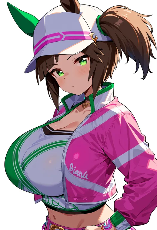 masterpiece, best quality, score_7, safe, ines fujin (umamusume), umamusume, solo, upper body, simple background — by k3scat, made with ComfyUI