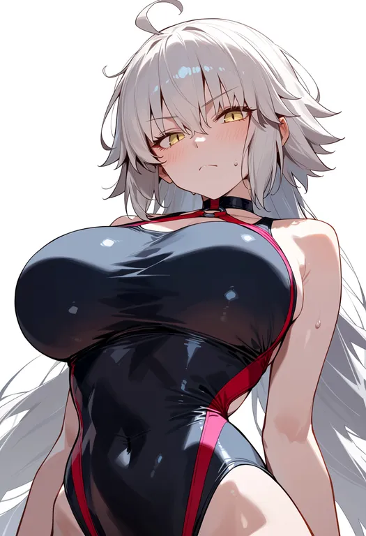 masterpiece, best quality, score_7, safe, jeanne d'arc alter (swimsuit berserker) (fate), solo, upper body… — by k3scat, made with ComfyUI