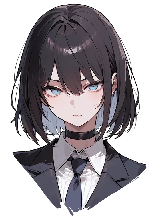 masterpiece, best quality, score_7, safe, nonowa, solo, portrait, simple background — by k3scat, made with ComfyUI