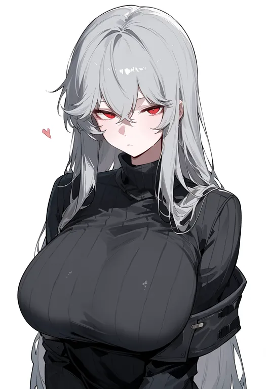 masterpiece, best quality, score_7, safe, specter (arknights), arknights, solo, upper body, simple background — by k3scat, made with ComfyUI