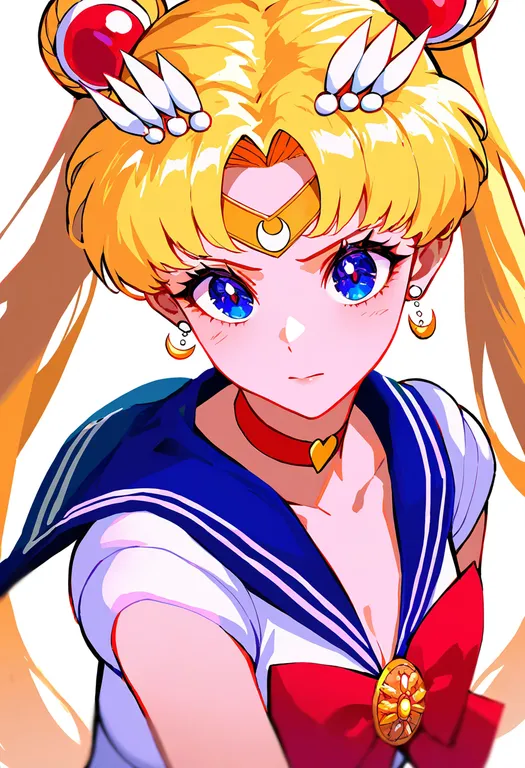 masterpiece, best quality, newest, absurdres, highres, safe, diana_(sailor_moon), solo, upper_body, simple_background — by k3scat, made with ComfyUI