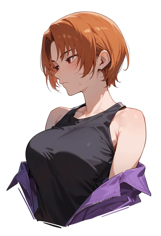 masterpiece, best quality, score_7, safe, uryuu ryuunosuke, solo, upper body, simple background — by k3scat, made with ComfyUI