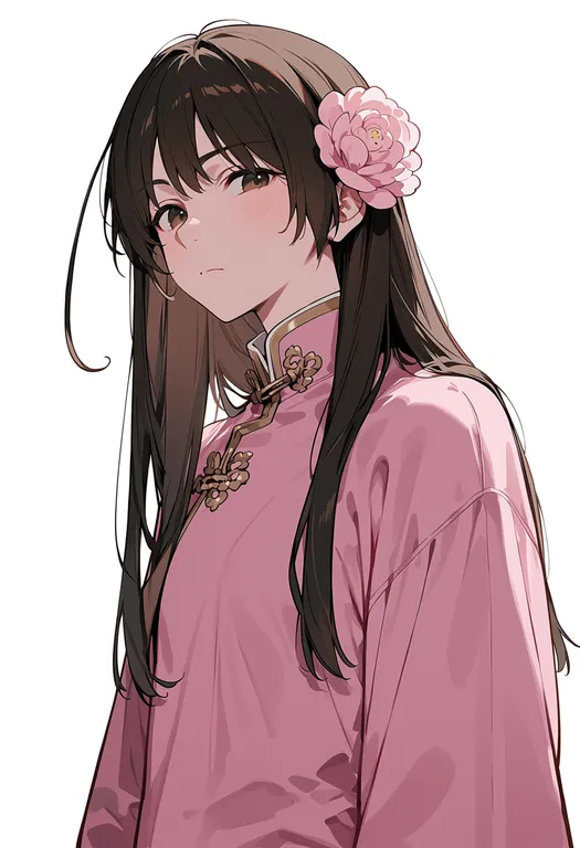 masterpiece, best quality, score_7, safe, taiwan (hetalia), solo, upper body, simple background — by k3scat, made with ComfyUI