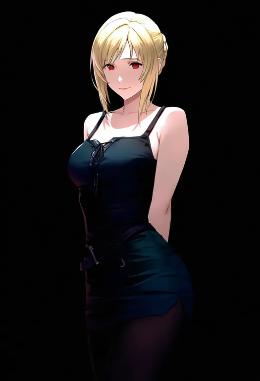masterpiece, best quality, newest, absurdres, highres, safe, parasite_eve_the_3rd_birthday, solo, simple_background — by k3scat, made with ComfyUI