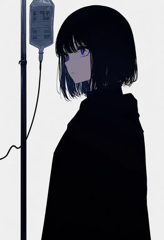 masterpiece, best quality, newest, absurdres, highres, safe, iv_stand, 1girl, solo, simple_background — by k3scat, made with ComfyUI