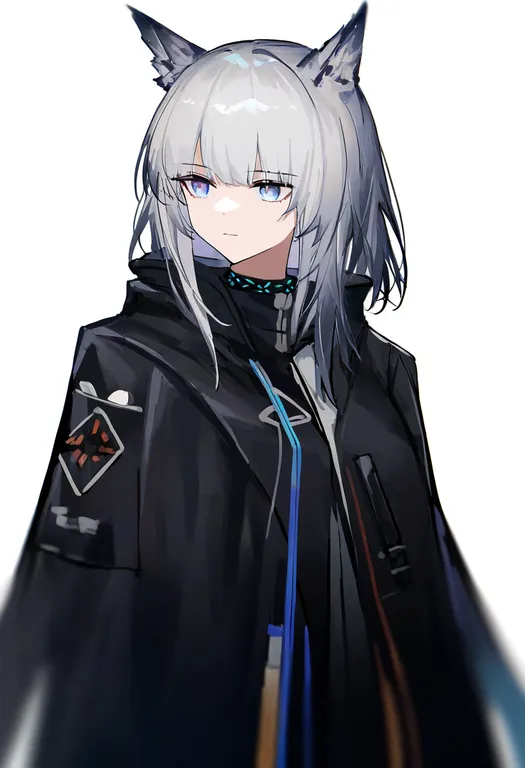 masterpiece, best quality, newest, absurdres, highres, safe, oripathy_lesion_(arknights), 1girl, solo, simple_background — by k3scat, made with ComfyUI
