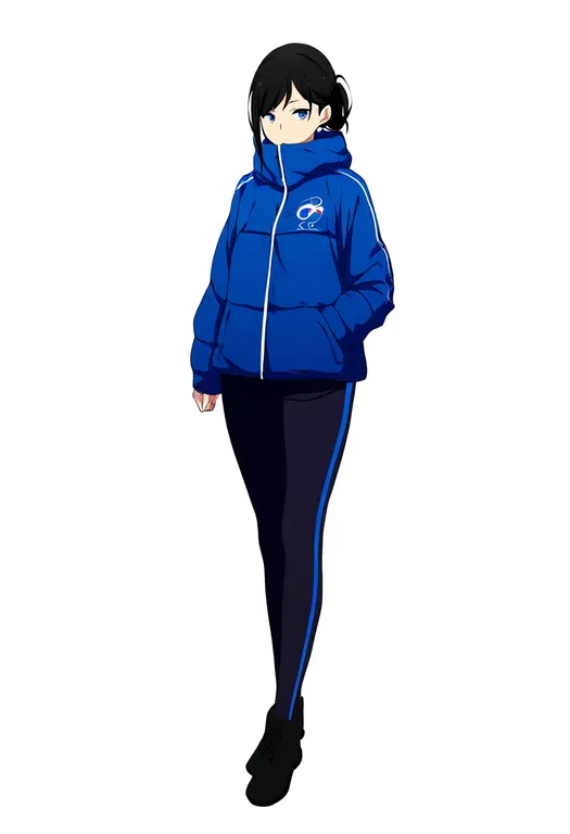 masterpiece, best quality, newest, absurdres, highres, safe, 2014_winter_olympics, solo, full_body, simple_background — by k3scat, made with ComfyUI
