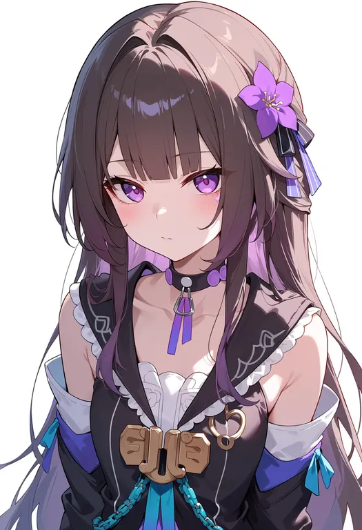 masterpiece, best quality, score_7, safe, herta (honkai: star rail), honkai: star rail, solo, upper body… — by k3scat, made with ComfyUI