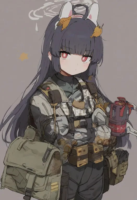 masterpiece, best quality, general, explosive, 1girl, solo, simple background — by k3scat, made with ComfyUI