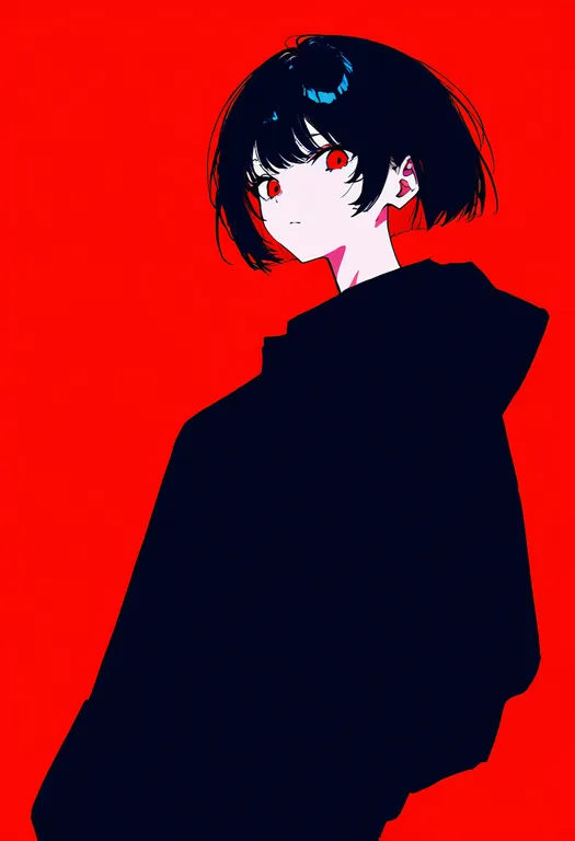 masterpiece, best quality, newest, absurdres, highres, safe, josou_sanmyaku, solo, simple_background — by k3scat, made with ComfyUI