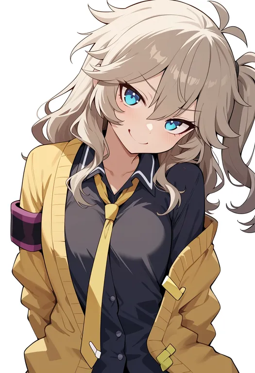 masterpiece, best quality, score_7, safe, kasukabe tsumugi, solo, upper body, simple background — by k3scat, made with ComfyUI
