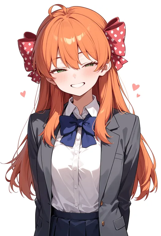 masterpiece, best quality, score_7, safe, sakura chiyo, solo, upper body, simple background — by k3scat, made with ComfyUI