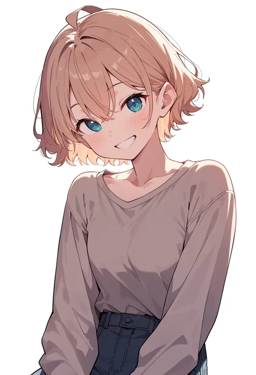 masterpiece, best quality, score_7, safe, akehoshi subaru, solo, upper body, simple background — by k3scat, made with ComfyUI