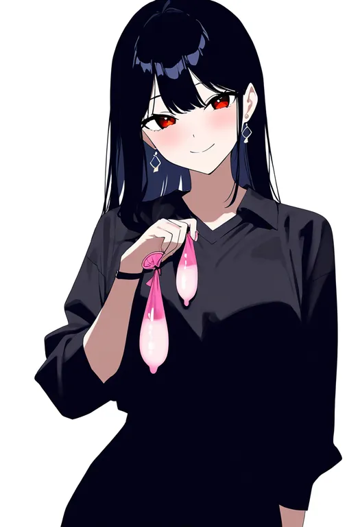 masterpiece, best quality, newest, absurdres, highres, safe, multiple_condoms, 1girl, solo, simple_background — by k3scat, made with ComfyUI