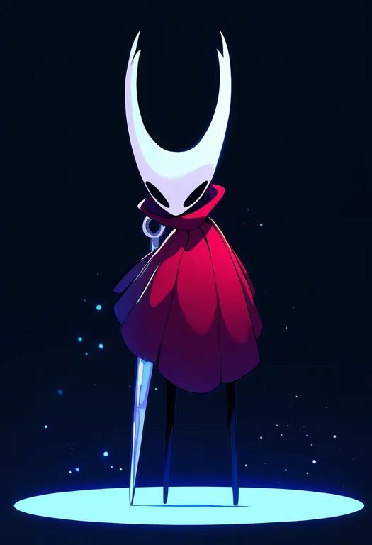 masterpiece, best quality, newest, absurdres, highres, safe, needle_(hollow_knight), 1girl, solo, simple_background — by k3scat, made with ComfyUI