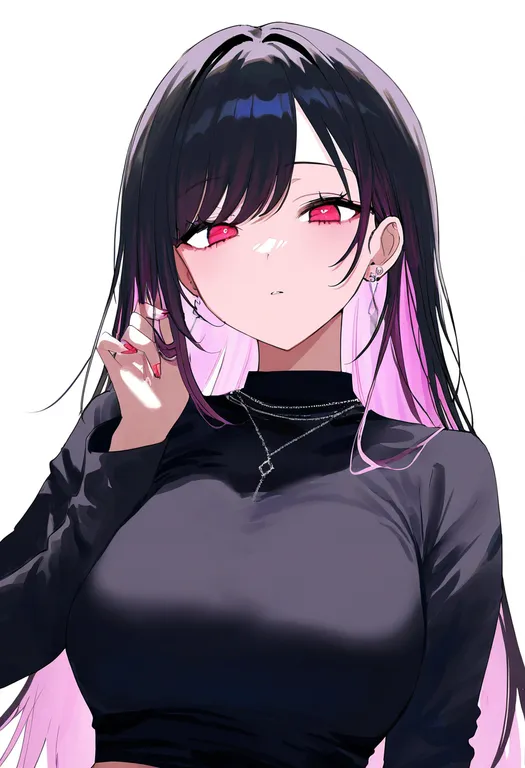 masterpiece, best quality, newest, absurdres, highres, safe, loco_moco, 1girl, solo, upper_body, simple_background — by k3scat, made with ComfyUI