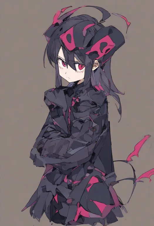 masterpiece, best quality, general, devil fruit power, 1girl, solo, simple background — by k3scat, made with ComfyUI