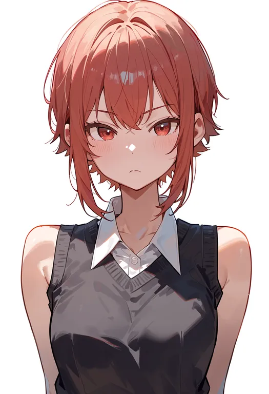 masterpiece, best quality, score_7, safe, natsuki rin, solo, upper body, simple background — by k3scat, made with ComfyUI