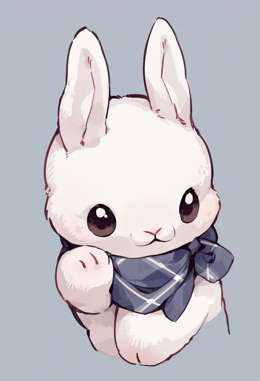 masterpiece, best quality, score_7, safe, rabbit yukine, solo, upper body, simple background — by k3scat, made with ComfyUI