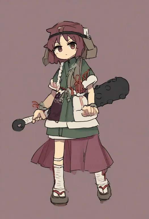 masterpiece, best quality, general, kanabou, 1girl, solo, simple background — by k3scat, made with ComfyUI