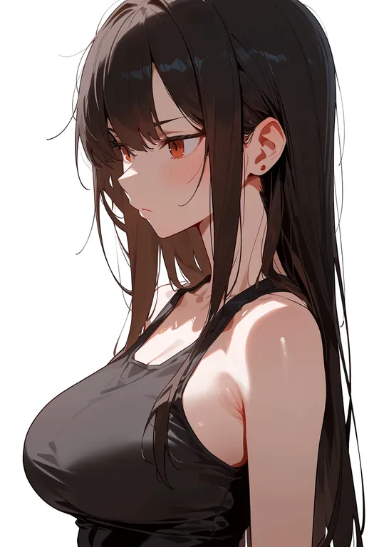 masterpiece, best quality, score_7, safe, oda nobunaga (koha-ace), koha-ace, solo, upper body, simple background — by k3scat, made with ComfyUI