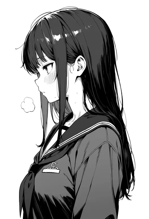 masterpiece, best quality, score_7, safe, non-human admiral (kancolle), solo, upper body, simple background — by k3scat, made with ComfyUI
