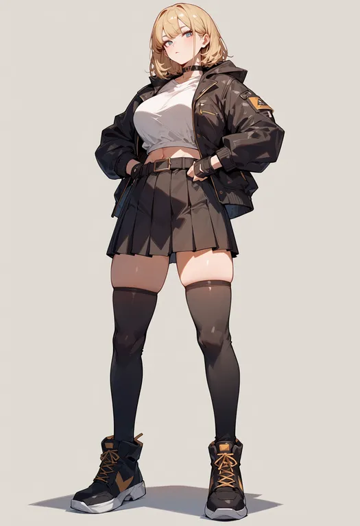 masterpiece, best quality, score_7, safe, fortaleza ec, solo, full body, simple background — by k3scat, made with ComfyUI