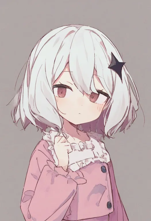 masterpiece, best quality, general, no halo, 1girl, solo, simple background — by k3scat, made with ComfyUI