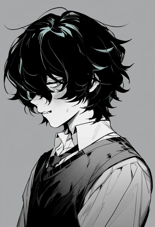 masterpiece, best quality, score_7, safe, kylar (male) (degrees of lewdity), degrees of lewdity, solo, upper body… — by k3scat, made with ComfyUI