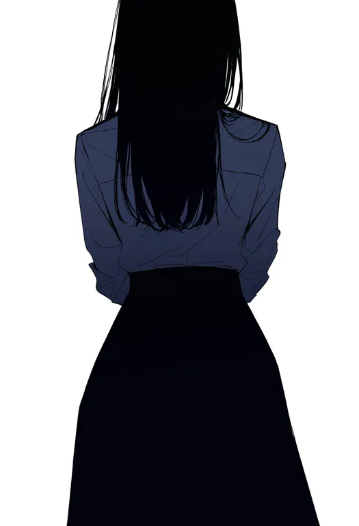 masterpiece, best quality, newest, absurdres, highres, safe, torn_skirt, 1girl, solo, simple_background — by k3scat, made with ComfyUI