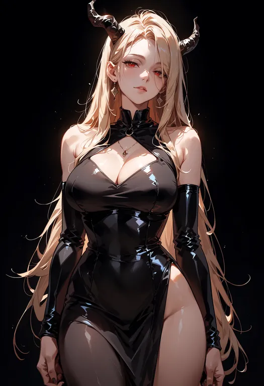 masterpiece, best quality, score_7, safe, black background, 1girl, solo — by k3scat, made with ComfyUI