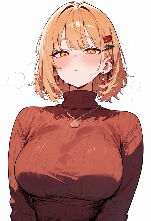 masterpiece, best quality, score_7, safe, mapo tofu, 1girl, solo, upper body, simple background — by k3scat, made with ComfyUI